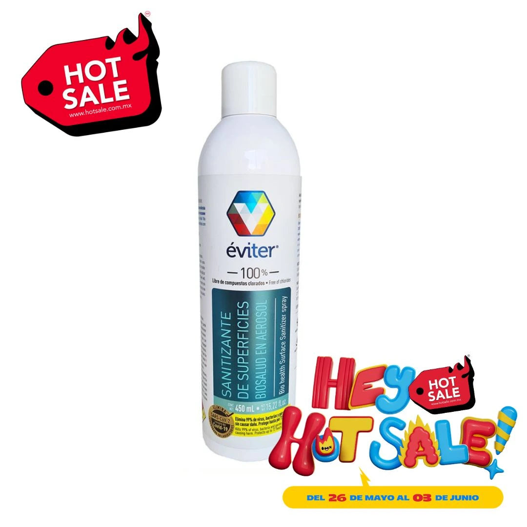 Sanitizante Aerosol Eviter 450 ml