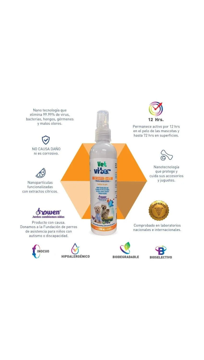 VET-VITER® PET DISINFECTANT 250 ml.