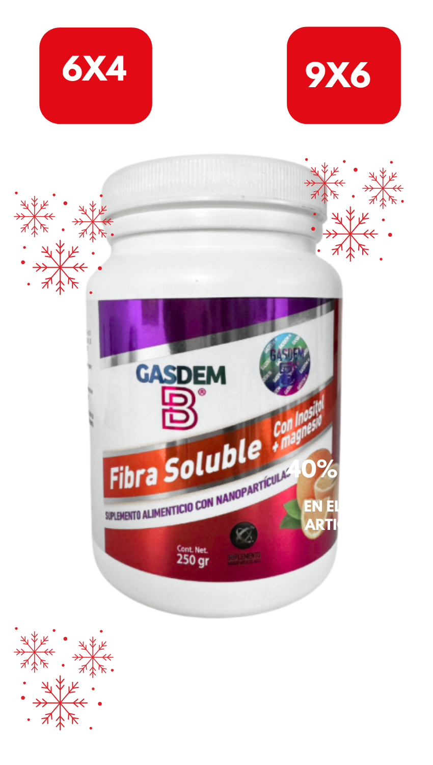 FIBRA CON INOSITOL + MAGNESIO