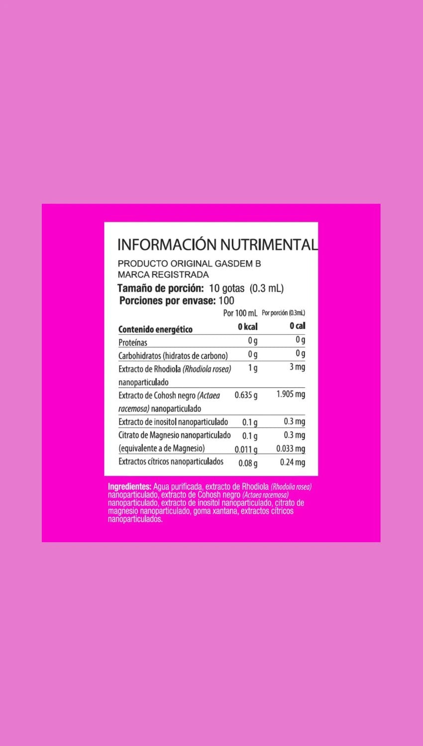 Gasdem-B® Rhodiola Rosea + Cohosh Negro