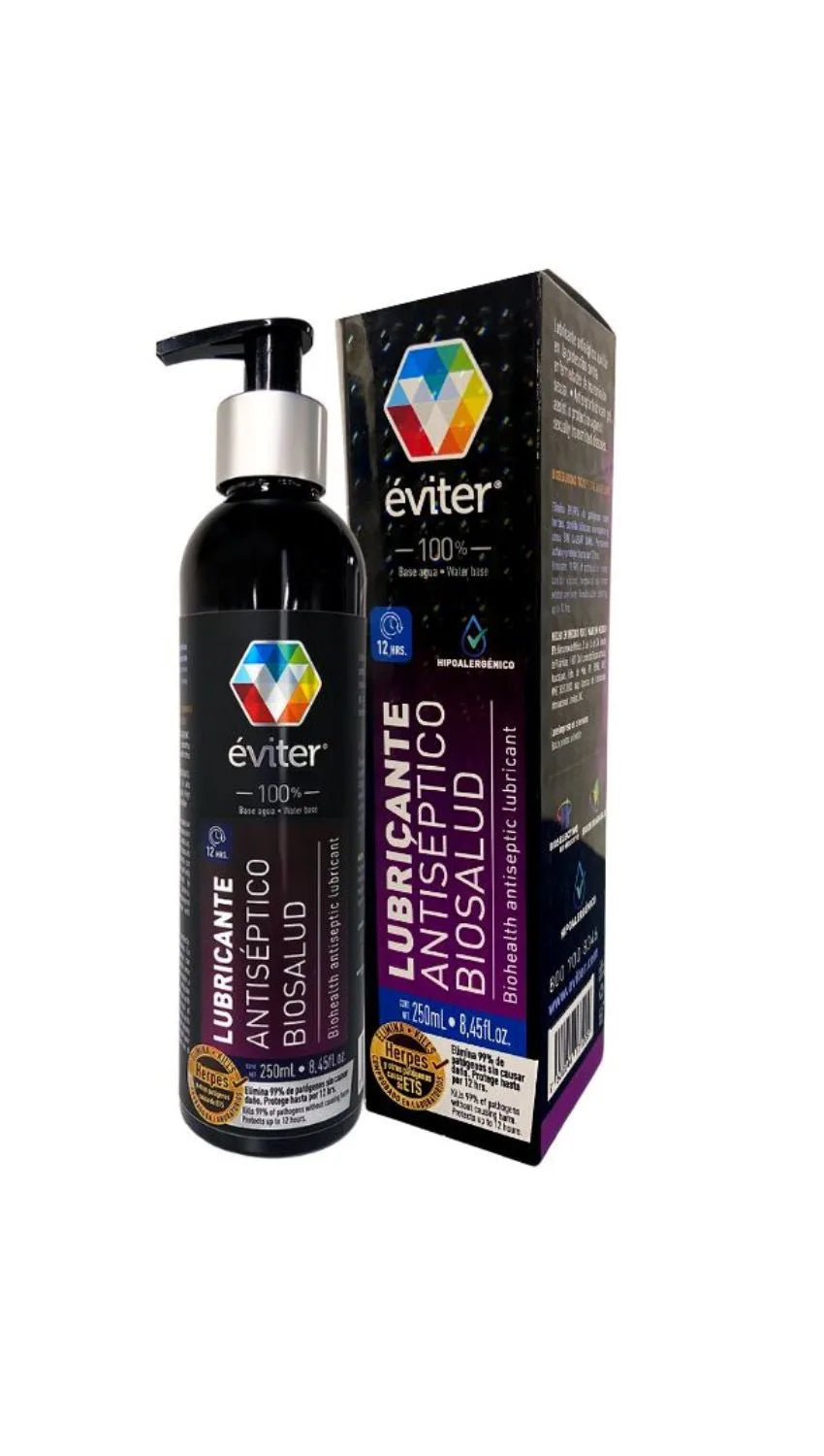 LUBRICANTE ANTISÉPTICO BIOSALUD ÉVITER® 250 ml.