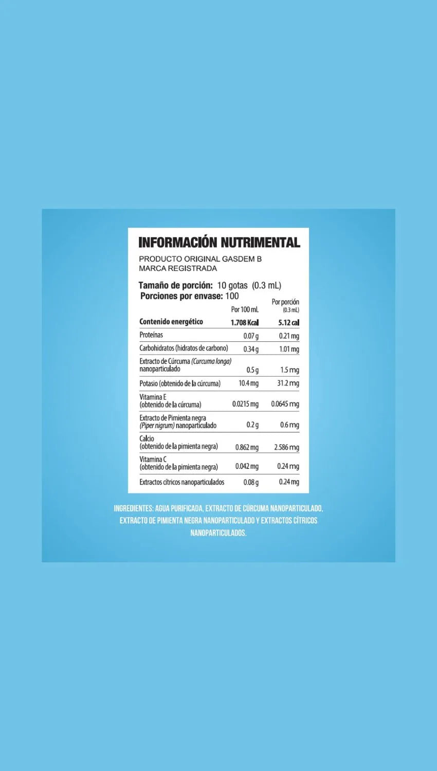 GASDEM-B® | CÚRCUMA Y PIMIENTA