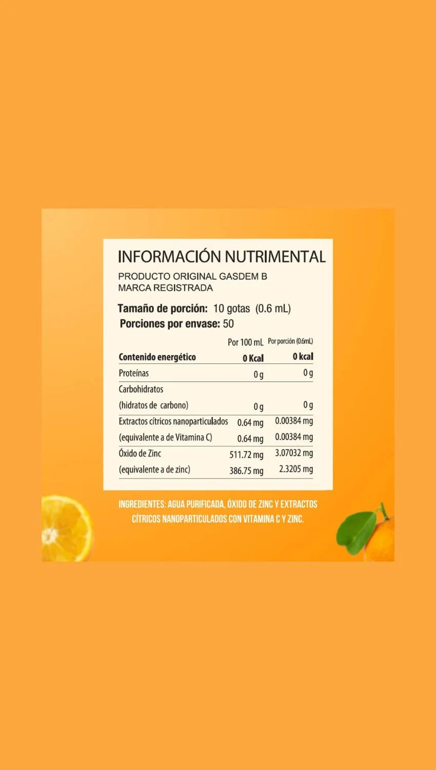 GASDEM-B® | VITAMINA C + ZINC