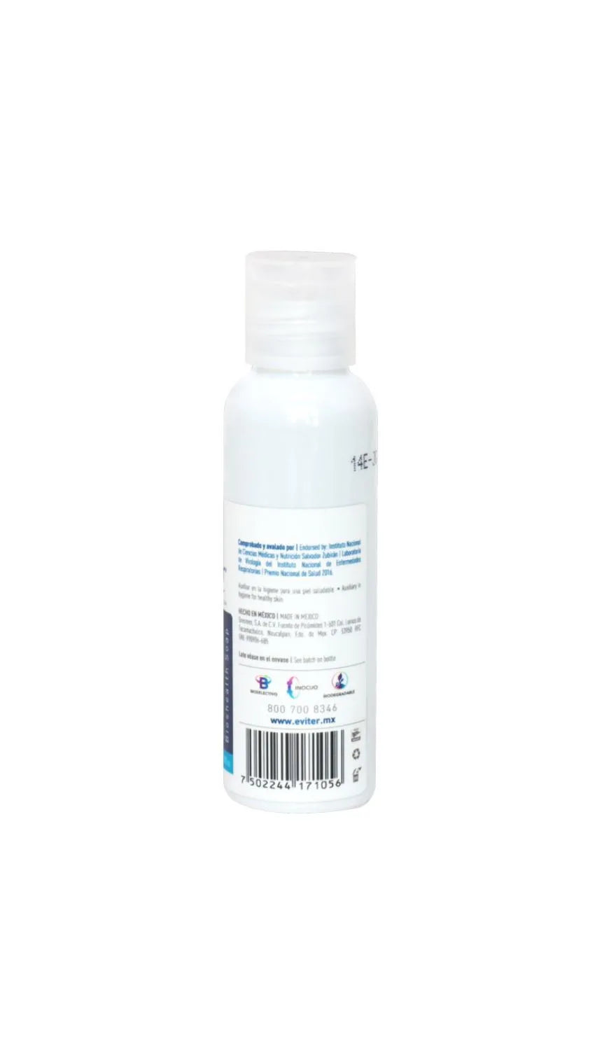 JABÓN ANTISÉPTICO BIOSALUD ÉVITER® 60 ml.