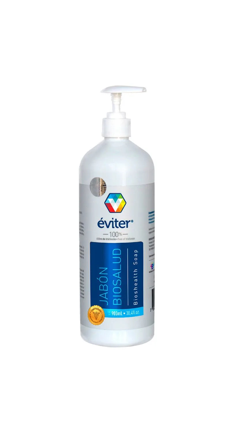 JABÓN ANTISÉPTICO BIOSALUD ÉVITER® 900 ml.