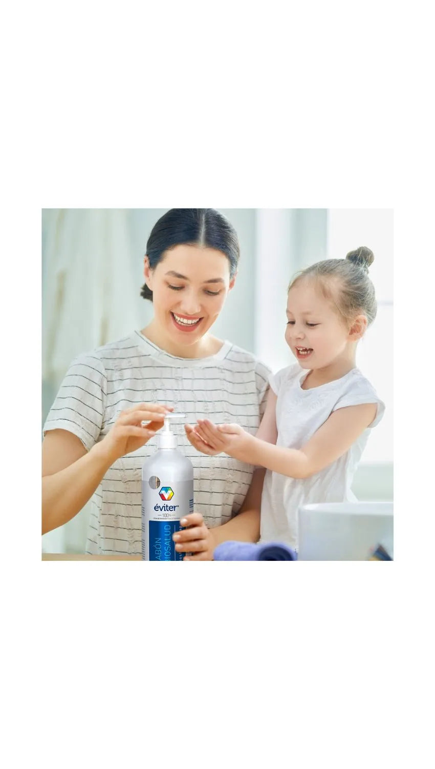 JABÓN ANTISÉPTICO BIOSALUD ÉVITER® 900 ml.