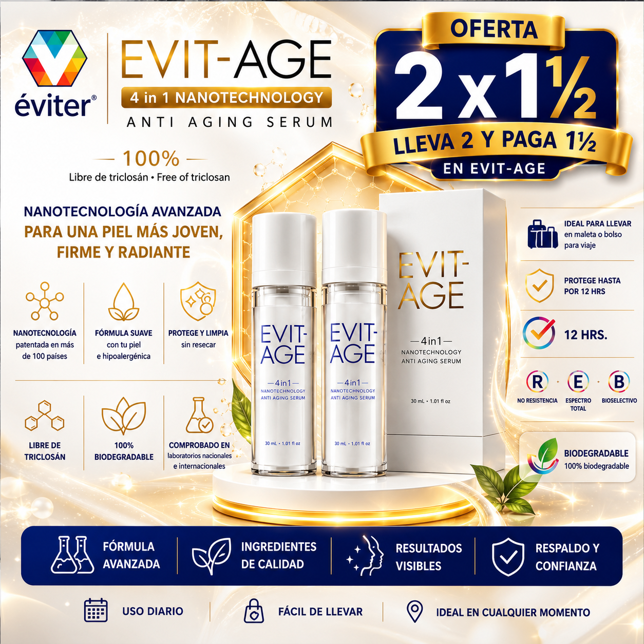 Evitage 4-in-1 Anti-Aging Serum