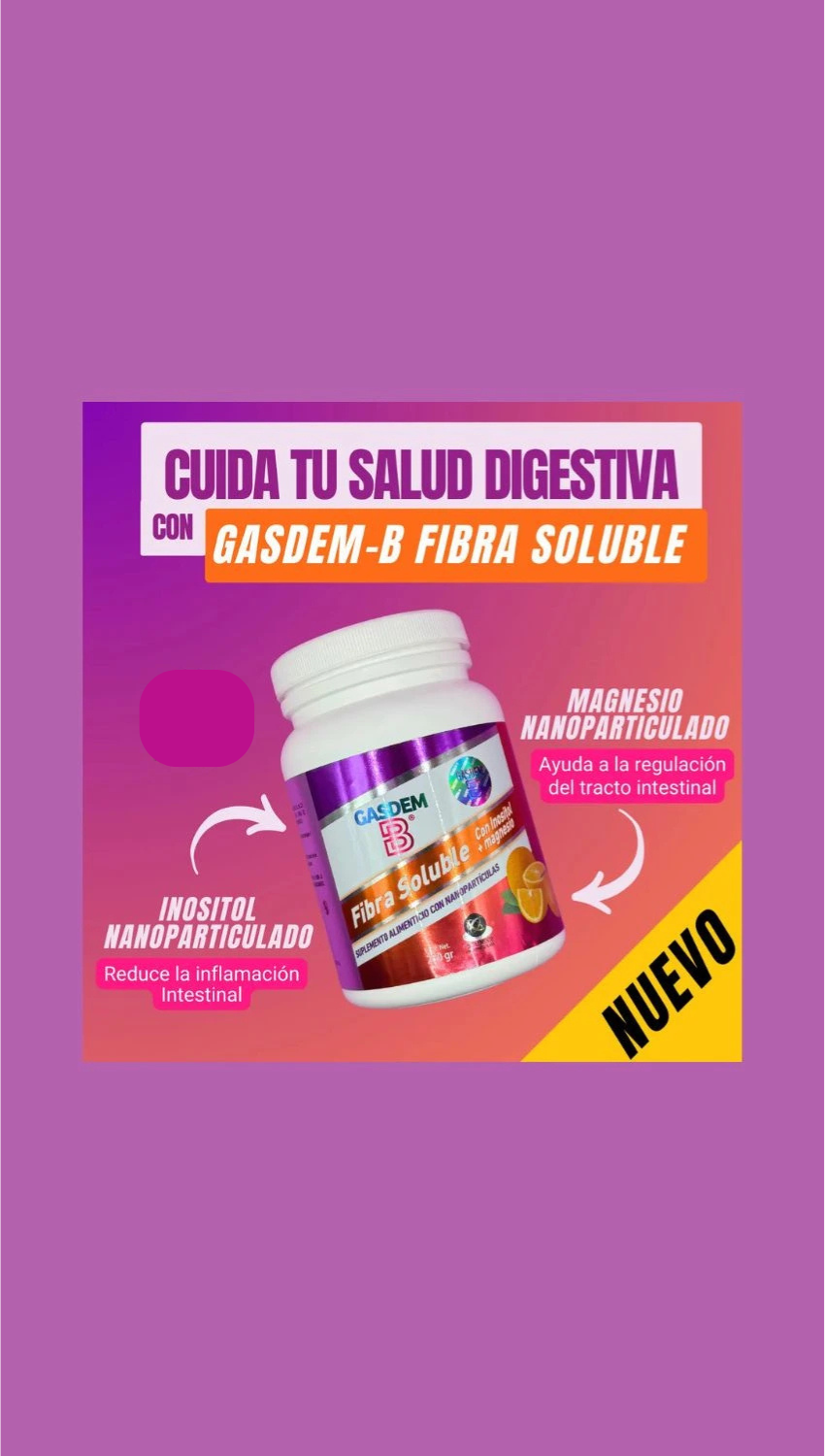 GASDEM-B® FIBER WITH INOSITOL + MAGNESIUM