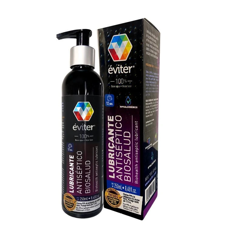 LUBRICANTE ANTISÉPTICO BIOSALUD ÉVITER® 250 ml.