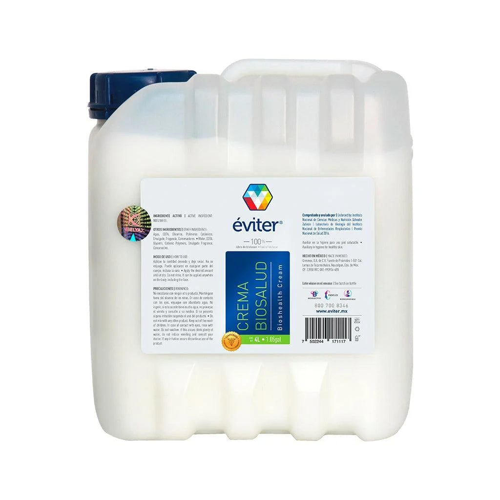 CREMA ANTISÉPTICA BIOSALUD ÉVITER® 4 LT