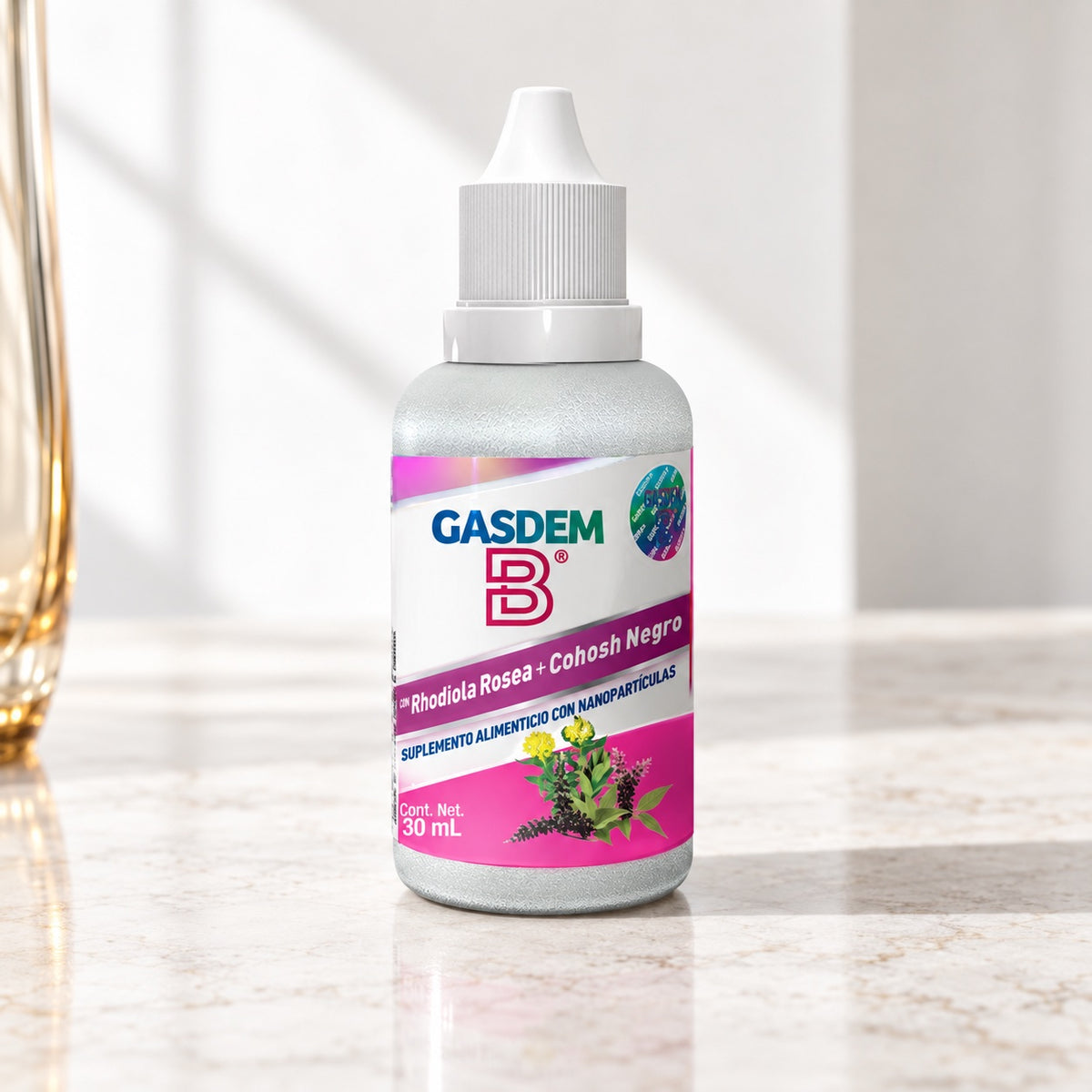 GASDEM-B RHODIOLA ROSEA + COHOSH NEGRO - imagen editorial del producto