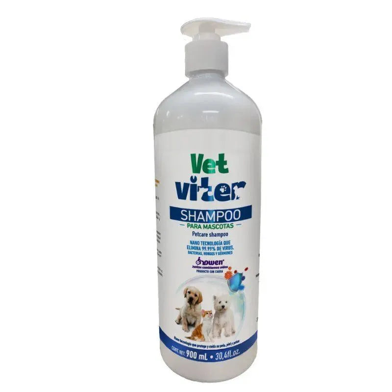 SHAMPOO PARA MASCOTAS VET-VITER® 900 ml.