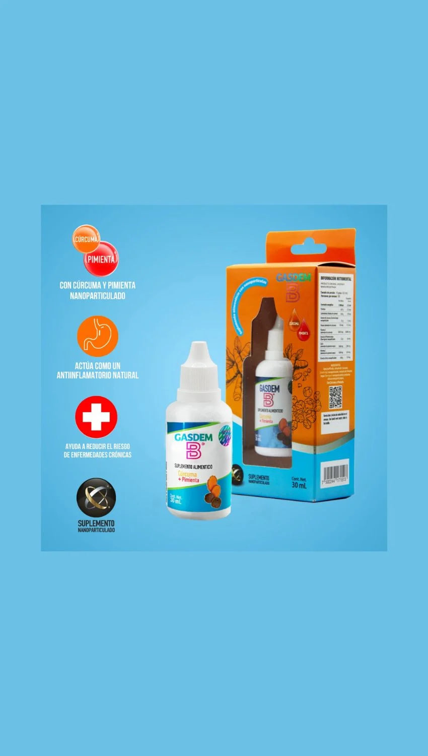 GASDEM-B® | CÚRCUMA Y PIMIENTA