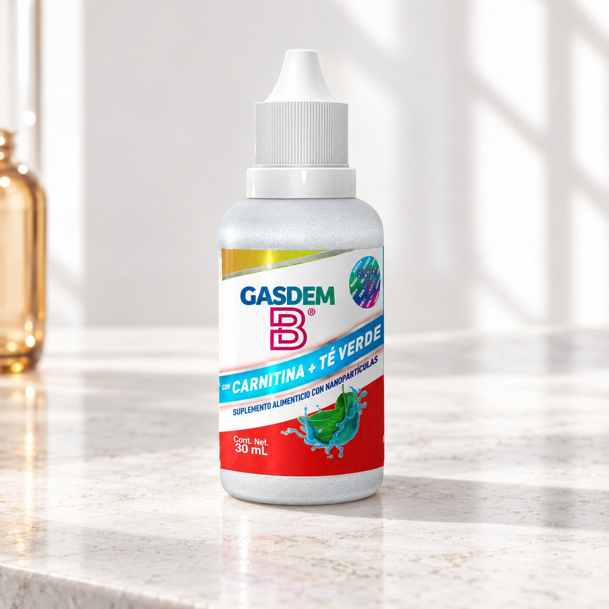 GASDEM-B CARNITINA + TÉ VERDE - imagen editorial del producto