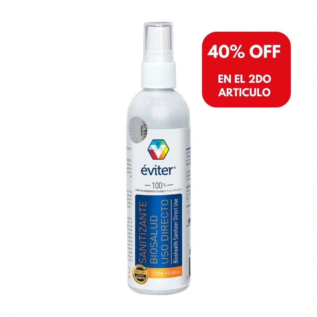 SANITIZANTE BIOSALUD USO DIRECTO ÉVITER® 250 ML