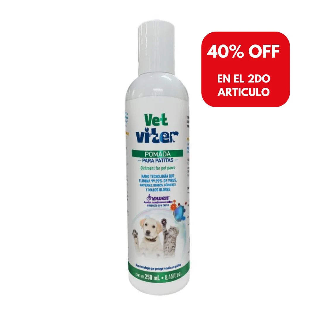 POMADA PARA PATITAS VET-VITER® 250 ml.