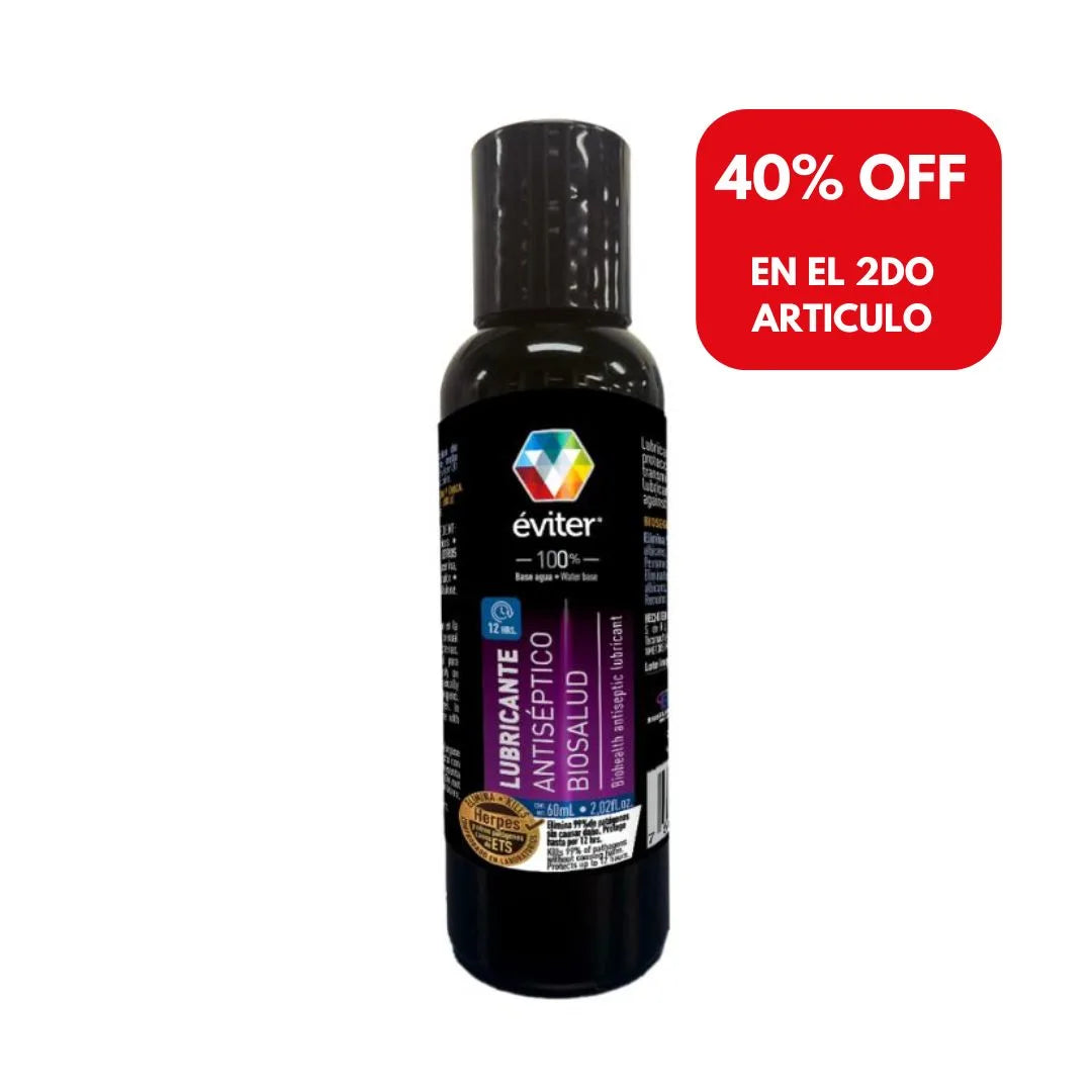 LUBRICANTE ANTISÉPTICO BIOSALUD ÉVITER® 60 ml.