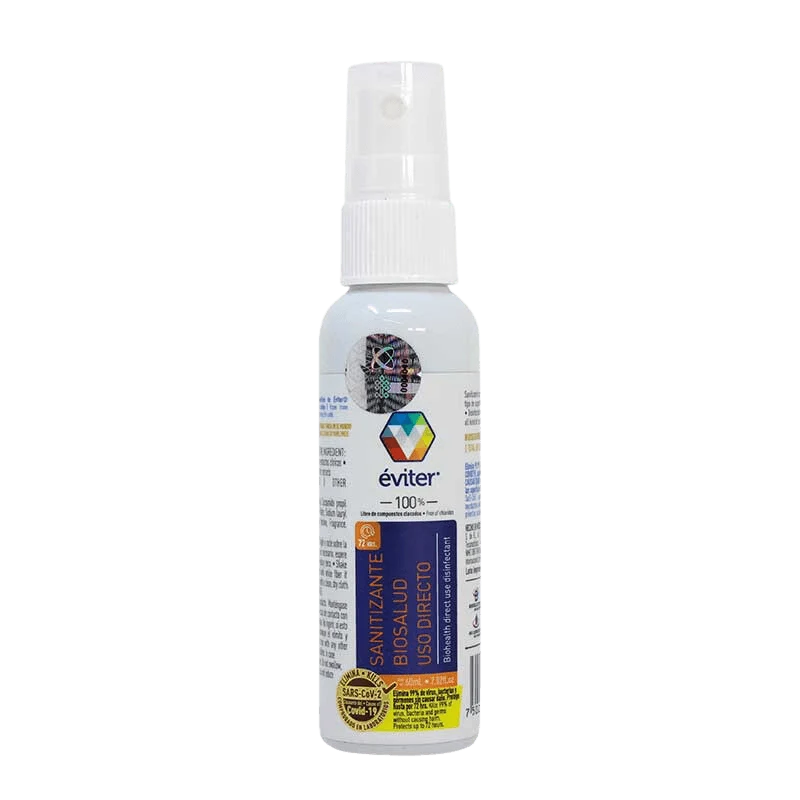 SANITIZANTE BIOSALUD USO DIRECTO ÉVITER® 60 ML