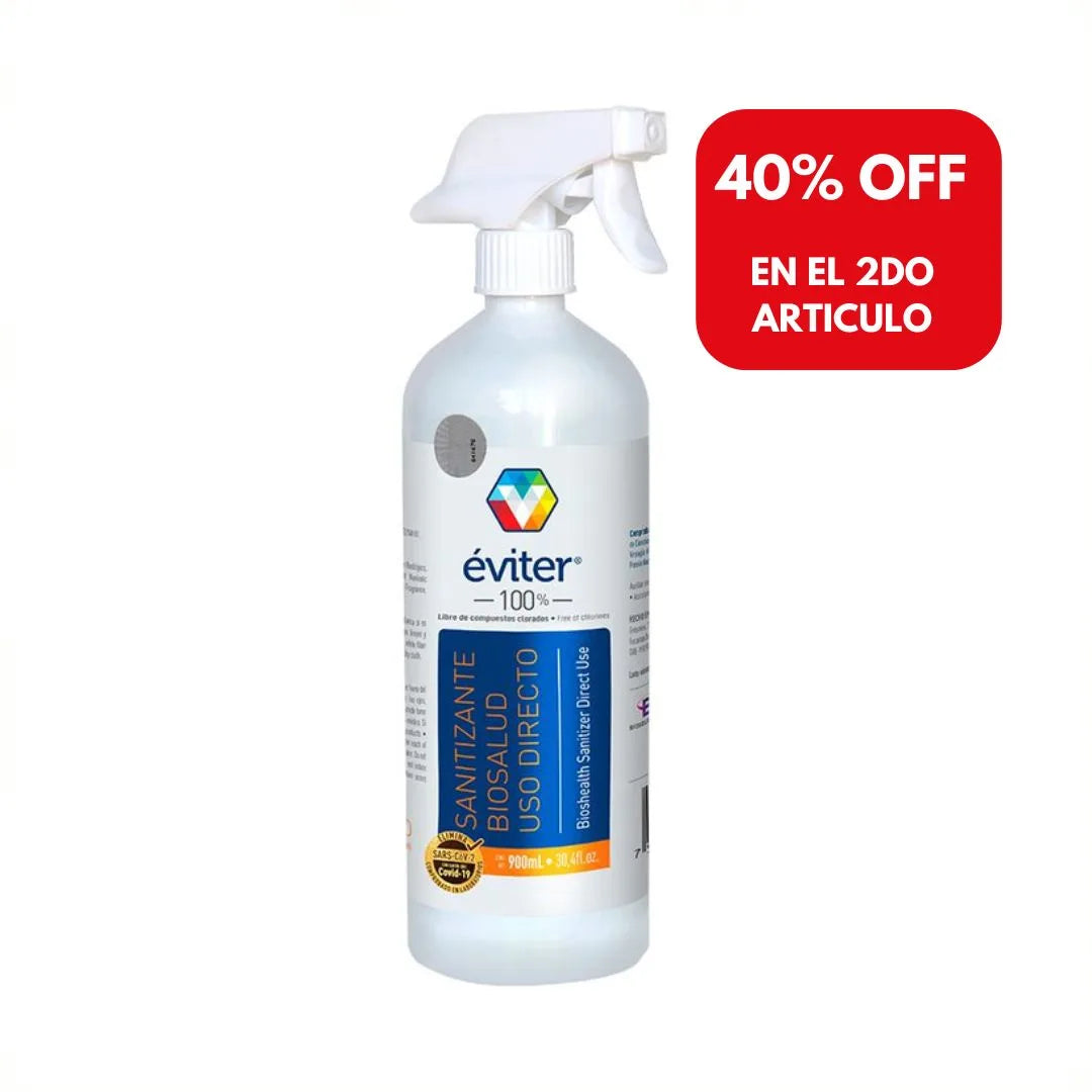 SANITIZANTE BIOSALUD USO DIRECTO ÉVITER® 900 ML