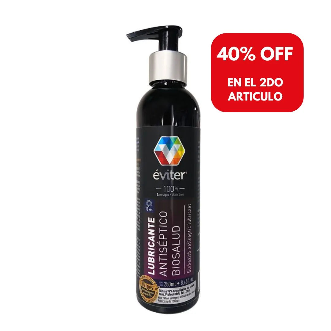 LUBRICANTE ANTISÉPTICO BIOSALUD ÉVITER® 250 ml.