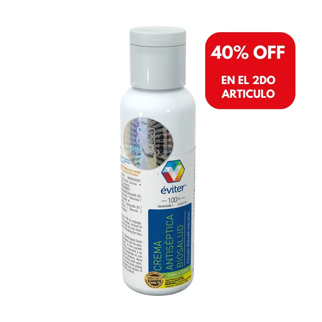 CREMA ANTISÉPTICA BIOSALUD ÉVITER® 60 ml